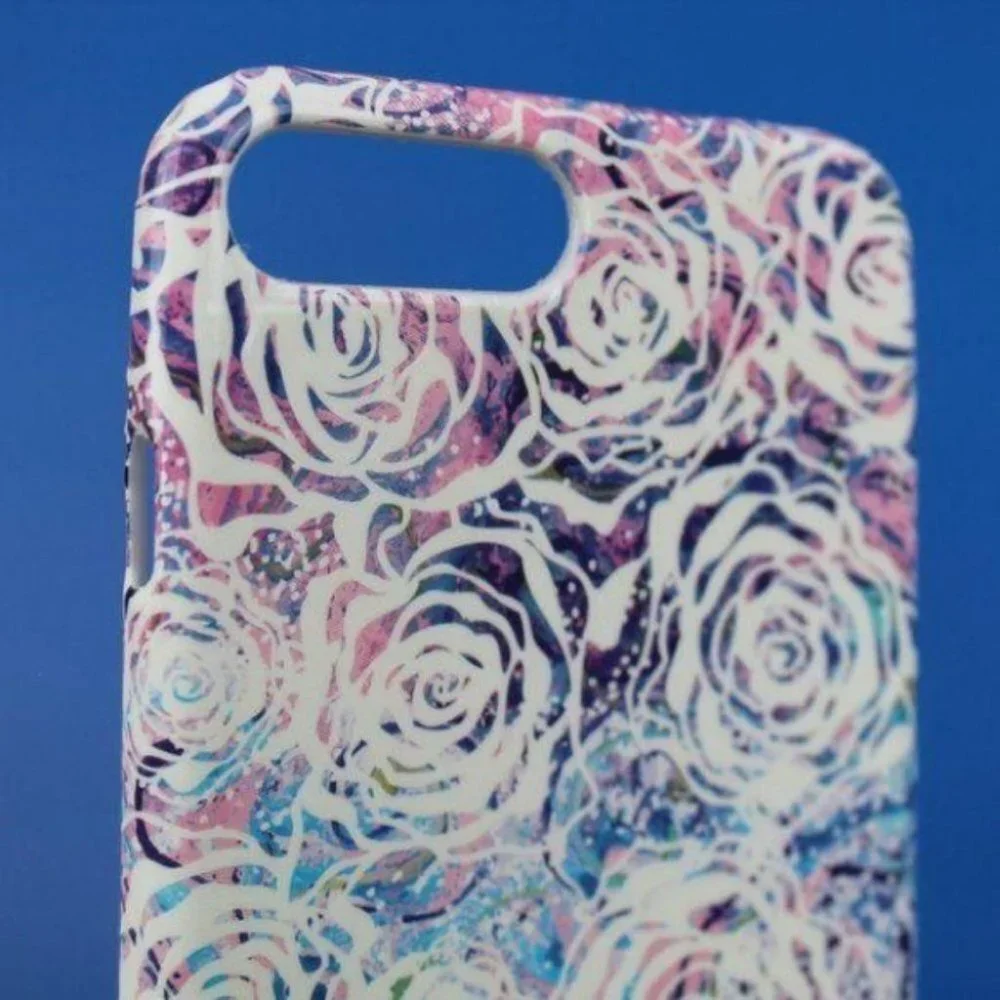 iPhone XR tpu gold stamp pattern case